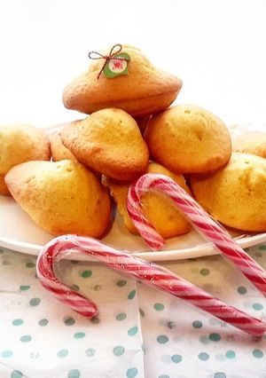 Une photo de Madeleines au citron vert