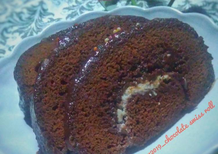 Chocolate swiss roll