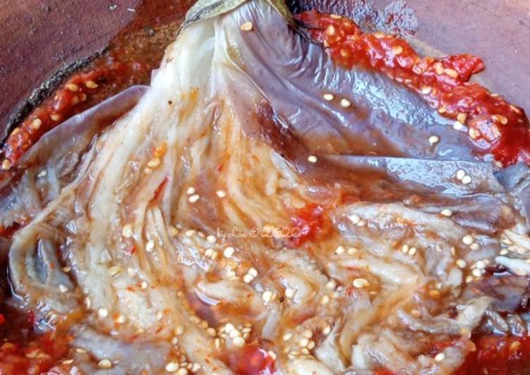 Resep Sambal Terong Ungu versi Kukus Panggang, Bikin Ngiler