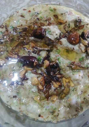 A picture of Baigan ka raita.
