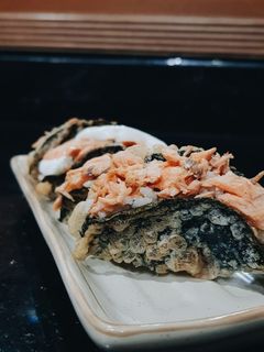 Foto resep Salmon sushi tacos gurih renyah