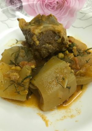 صورة لوصفة ايدام الدبه (قرع)