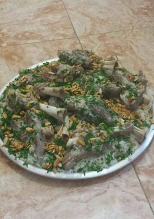 صورة لوصفة منسف موزات