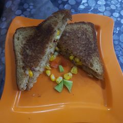 Sweetcorn sandwich A picture of Sweetcorn sandwich.