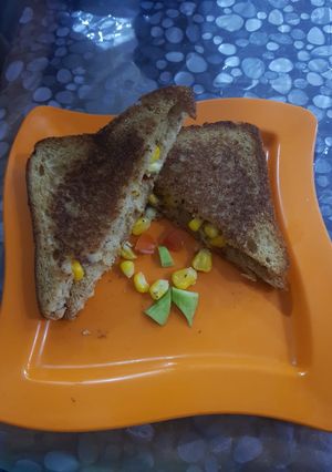 A picture of Sweetcorn sandwich.