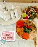 Bún chả cá chay !
