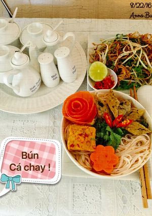 Hình của món Bún chả cá chay !.