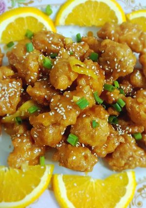 รูปของ ไก่ทอดซอสส้ม เมนูอาหารจีน