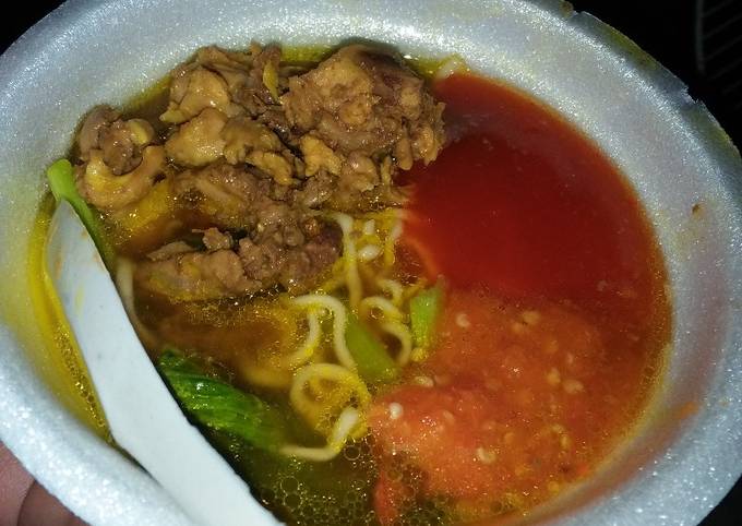 Mie Ayam kuah kecap