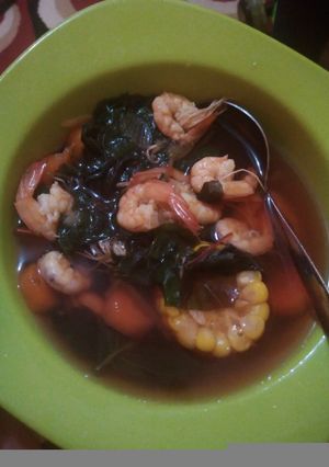 Foto resep Bayam Merah Udang