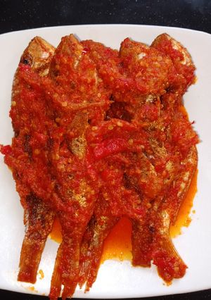 Foto resep Sambal merah ikan kurisi