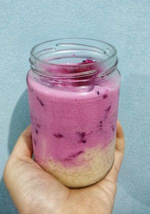 Foto resep Dragon Fruit Overnight Oats