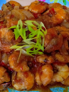 Foto resep Udang Saos Padang