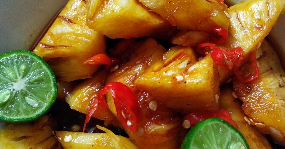 Resep Rujak Nanas Banjur oleh Beby Ida - Cookpad