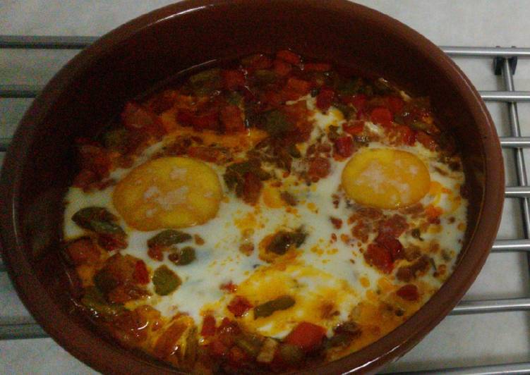 Pisto con huevos