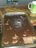 Double Chocolate Custard Pie-Pudding