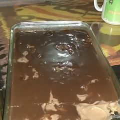 Double Chocolate Custard Pie-Pudding A picture of Double Chocolate Custard Pie-Pudding.