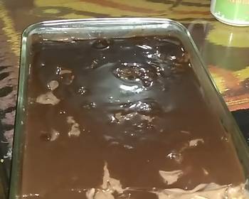 Unique Recipe Double Chocolate Custard PiePudding Delicious Perfect