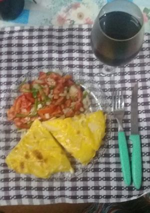 Una foto de Tortillon de papas 🥔 al horno!!! Hecho a mi manera 😋😉