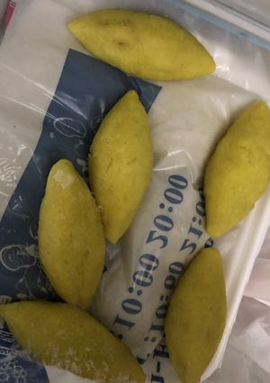 صورة لوصفة كبه تمن بحشوه الدجاج