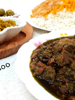عکسی از دستور قرمه سبزی