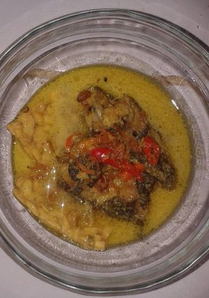 Foto resep Lele goreng kuah santan