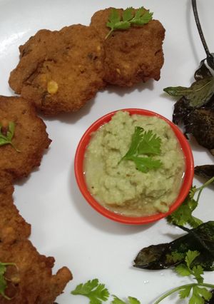 A picture of Masala vadai.
