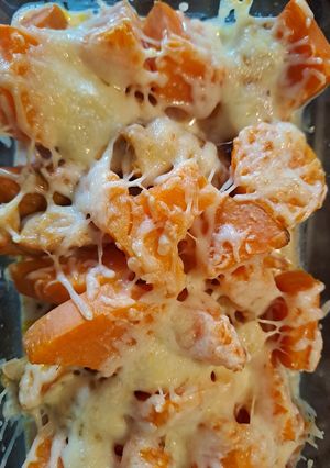 Une photo de Gratin de Poulet à la Crème et Patate Douce