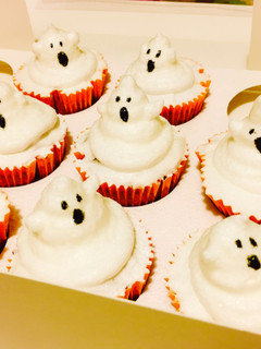 Una foto de Cupcakes sin gluten de Halloween