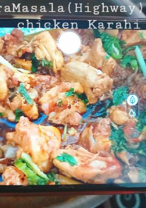 A picture of Khara masala(Highway)/Chicken karahi.