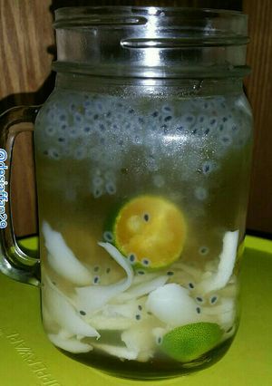 Foto resep Es Kelapa Kw Selasih