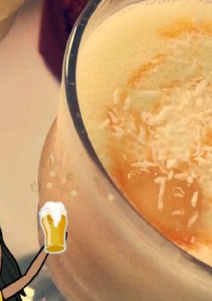 صورة لوصفة مشروب الكاسترد البارد