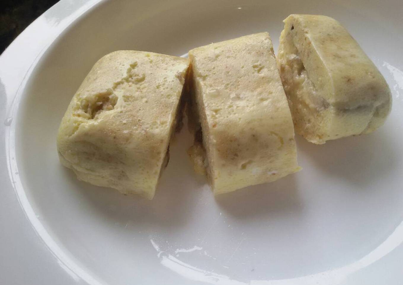 Puding Roti Tawar Pisang Ambon (for baby)