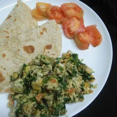 A picture of Masala Scrambled eggs.