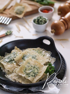 Foto resep Ravioli (isi Bayam dan Keju Ricotta)