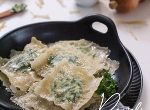 Foto resep Ravioli (isi Bayam dan Keju Ricotta)