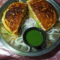 A picture of Shami wala bun kabab.
