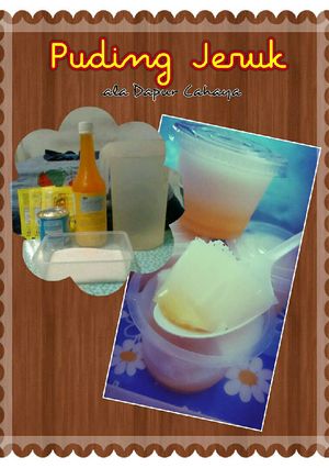 Foto resep Puding Jeruk