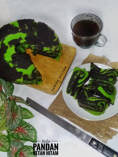 Foto resep Bolu Pandan Ketan Hitam