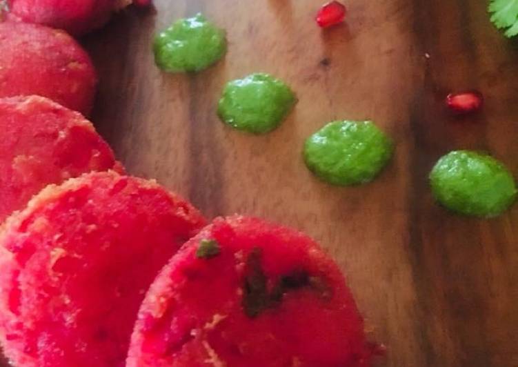 Farali beetroot patties Farali beetroot patties