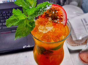 Foto resep Passion Fruit Mojito (mocktail)