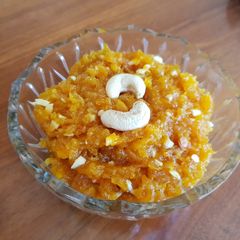 A picture of Gajar ka halwa. (Desi gajar).