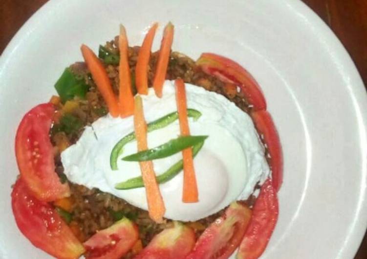 Easiest Way to Prepare Tasty Garnished Jollof Rice Cooking Basics for Newbies