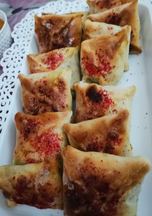 صورة لوصفة فطائر بالسبانخ