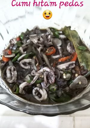 Foto resep Cumi Hitam Pedas