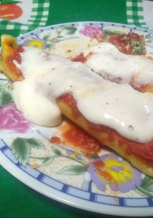 Una foto de Canelones caseros de verdura y ricota