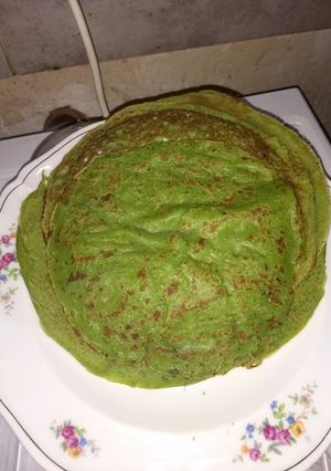 Una foto de Panqueques de acelga