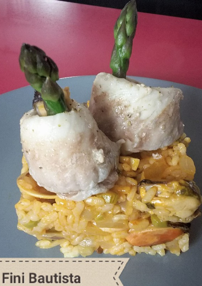 Una foto de Arroz con dorada