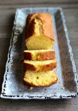Una foto de Budín Cuatro cuartos de naranja