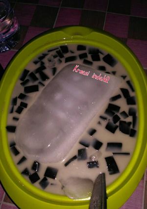 Foto resep Es cincau susu